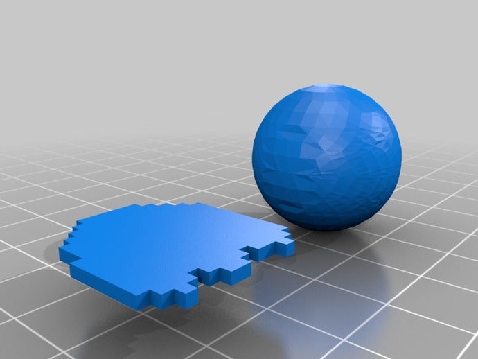 pacman sculture 3D print model - Mito3D