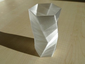 herringbone vase containers 3d print model - Mito3D