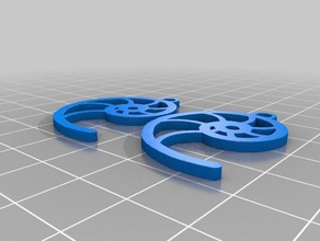 spessore nautilus orecchini 3d print model - Mito3D