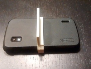 nexus 4 nillkin super fosco shield caso de suporte para carro móveis telefone qi 3d print model - Mito3D