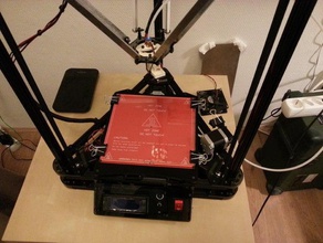 kossel net taban plakası 3d yazıcı parçalar alt ahşap 3d print model - Mito3D