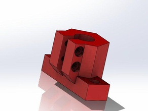 12mm vertical shaft support block openbeam 3d Drucker Teile 3d print model - Mito3D