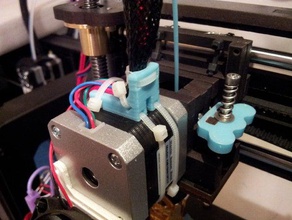 qu-bd cable strain relief 3d printer parts 3d print model - Mito3D