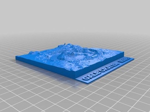 gale crater mounted physics astronomy 3d print model - Mito3D