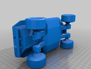 halo warthog - Spielzeug Spiele 3d print model - Mito3D