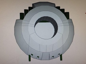 ufo Raumschiff dual-extrusion Fahrzeuge 3d print model - Mito3D