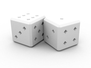 medium sized dice 3d print model - Mito3D