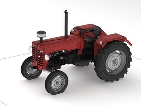 mc cormick d326 tractor los vehículos 3d print model - Mito3D