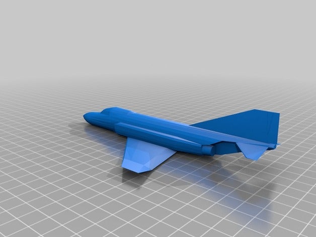 f-4 phantom vehicles f4 airplane jet jetplane help slicer slic3r solidoodle 3D print model - Mito3D