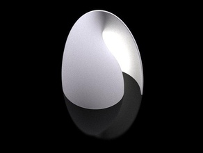 shy-light decor adam ando cree led eno eve evolutionary lamp light shade no support revolutionary virtox 3d print model - Mito3D