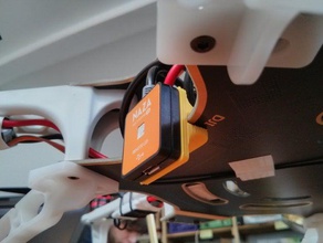 dji f550 remote led clip rc vehicles fix halter holder naza 3d print model - Mito3D