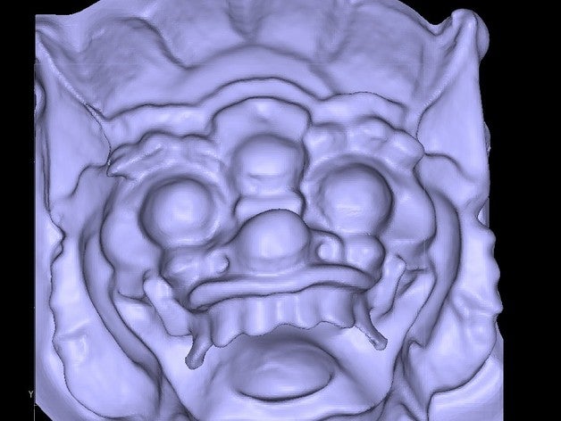 polynesion mask scanned scans replicas 3D print model - Mito3D