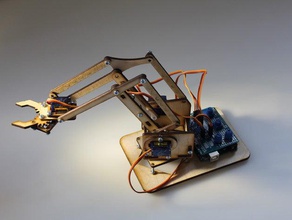 mearm v03 pocket sized robot arm robotics electronics open hardware source kit toy 3d print model - Mito3D
