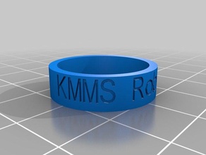 kmms robo anel anéis personalizado 3d print model - Mito3D