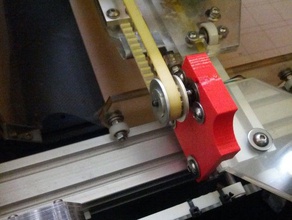 lasersaur sostituzione della puleggia staffa parti 3d print model - Mito3D