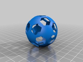 oyuk küreler matematik sanat 3d print model - Mito3D