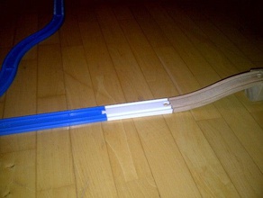toy rail adaptor thomas2brio construction toys plarail tomy 3d print model - Mito3D