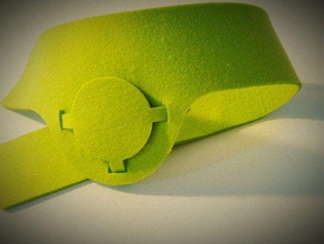 modular belt accessories felt lasercut openwear wearable 3d print model - Mito3D