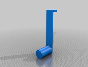 sidewise filament spool holder ultimaker 2 3d printer accessories 3d print model - Mito3D