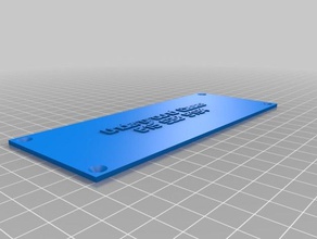 mon personnalisés simple nom de signer des signes logos 3d print model - Mito3D