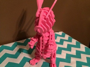 conejito de pascua rompecabezas los juguetes juegos easterbunny conejo 3d print model - Mito3D