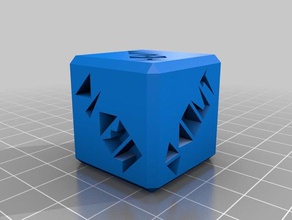 my customized dice text tf2 3d print model - Mito3D