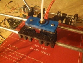bowden adaptör j-head nozzle 3d yazıcı ekstruderler 3d print model - Mito3D