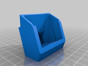 solidoodle 3 square extruder 40mm fan mount remixed 3d printer accessories 3d print model - Mito3D