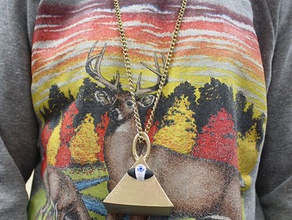all seeing eye pendant jewelry pyramid pyramids seeig 3d print model - Mito3D
