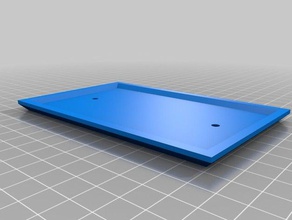placa em branco jumbo mini substituição partes personalizado 3d print model - Mito3D