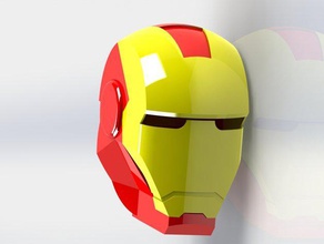 el casco de iron man, man modelo los robots 3d print model - Mito3D