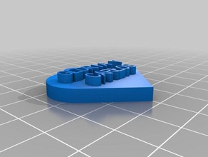 corazon imprimir sanat özelleştirilmiş 3d print model - Mito3D