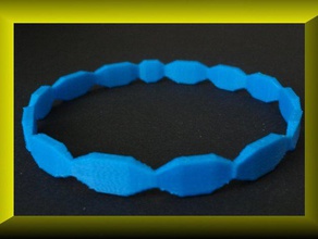 two simple bracelets sculptures 3d print model - Mito3D