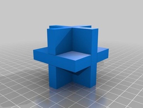 meu personalizados xyz puzzle 9 pedaço quebra-cabeças 3d print model - Mito3D