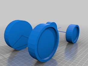 mon personnalisées de base pour la voiture mécanique jouets 3d print model - Mito3D