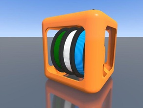 3d yazıcı filament tutucu desteğiyle birden fazla makaralar revize etti parçaları 3d print model - Mito3D