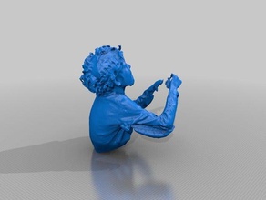 handless weeping angel people eisf making scan sense scanner 3d print model - Mito3D