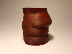 Gesicht vase Dekor kundengebundene Bild moai scan 3d print model - Mito3D