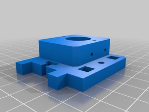 printerbot jr v2 bowden Adapterplatte v10 3d Extruder printrbot 3d print model - Mito3D