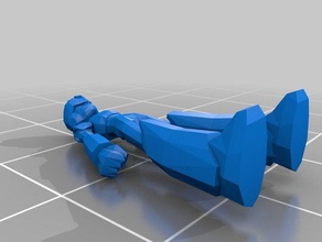 mega man figure model robots 3d print model - Mito3D