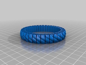 stretchlet pulsera las pulseras personalizado 3d print model - Mito3D