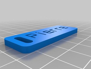 pierre organización personalizado 3d print model - Mito3D