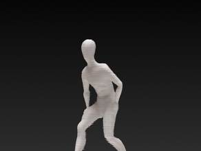 standing man statue sculptures 3d print model - Mito3D