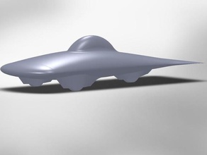 uc carro solar outros 3d aerodinâmica modelo de brinquedo veículo com rodas 3d print model - Mito3D