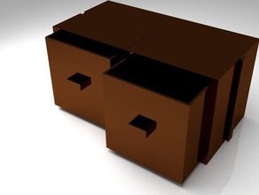 modular drawers office 3d print model - Mito3D