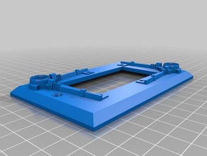 steampunk copri-interruttore singolo n 3 arredamento 3d print model - Mito3D