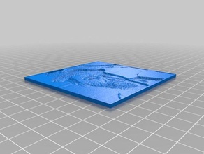 christophe mae 2d art personnalisé 3d print model - Mito3D
