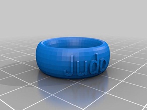 mi texto personalizado ringbraceletcrown cosa de judo la moda 3d print model - Mito3D