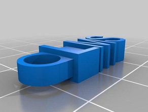 lms keychain organization customized 3d print model - Mito3D