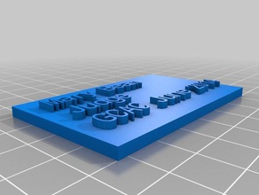 beam name tag other customized 3d print model - Mito3D